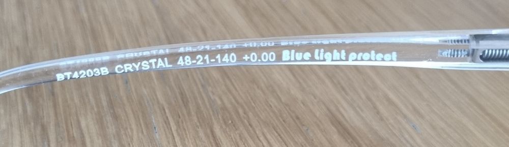 Okulary zerówki niebieskie światło NOWE