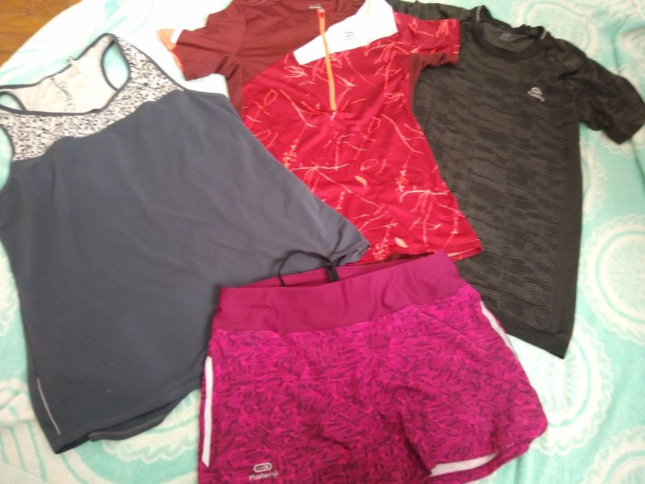 Пакет одежды Decathlon kalenji S, M, L футболка, майка, шорты для бега
