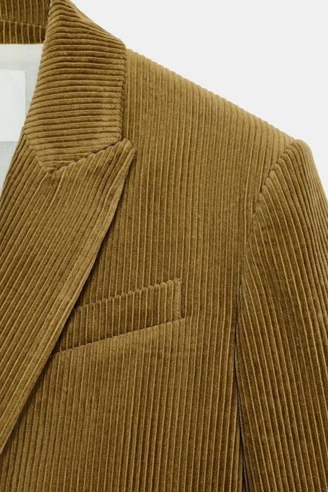 Вельветовий блейзер Zara оверсайз