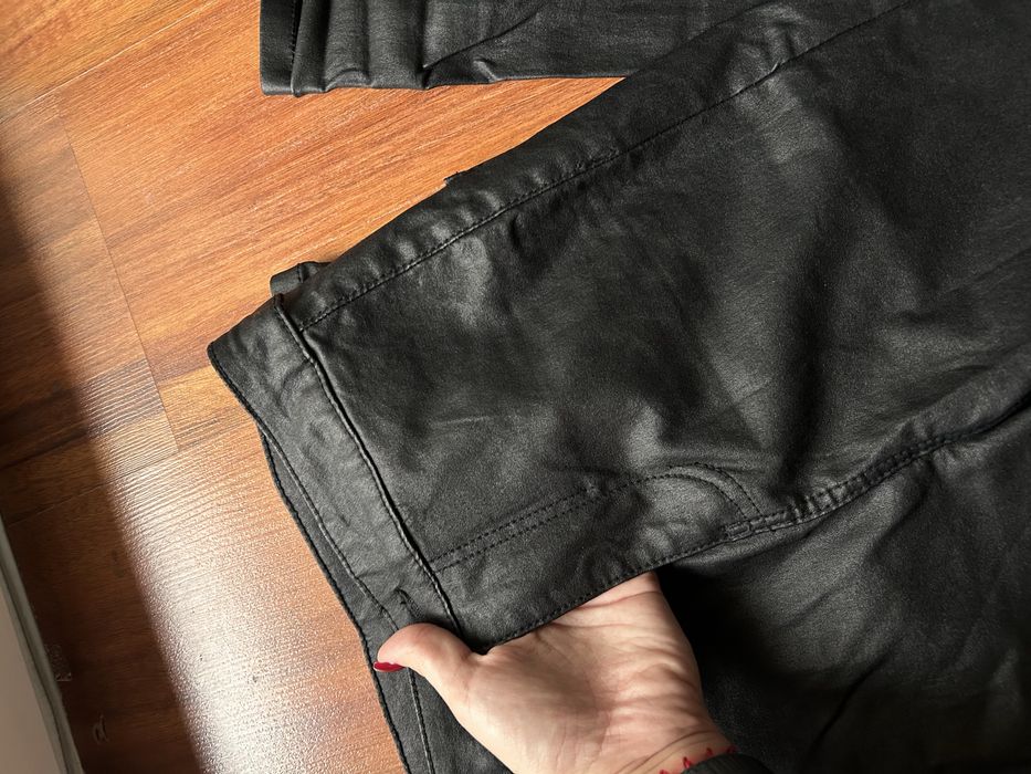 Spodnie z eko skóry noisy may xs skinny