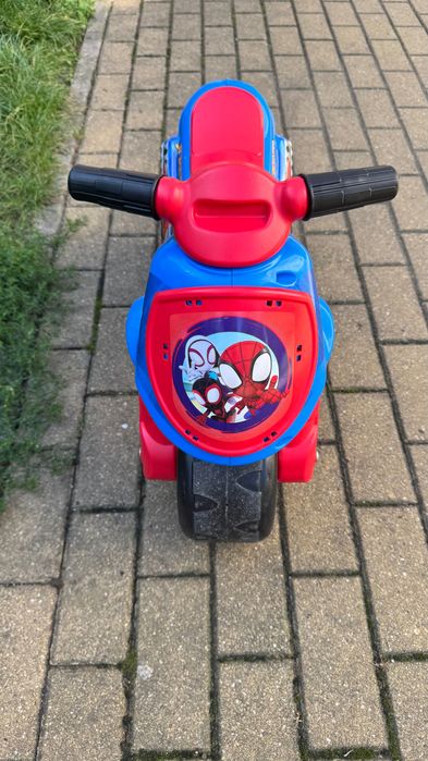 Spiderman Jeździk Motor Odpychacz INJUSA