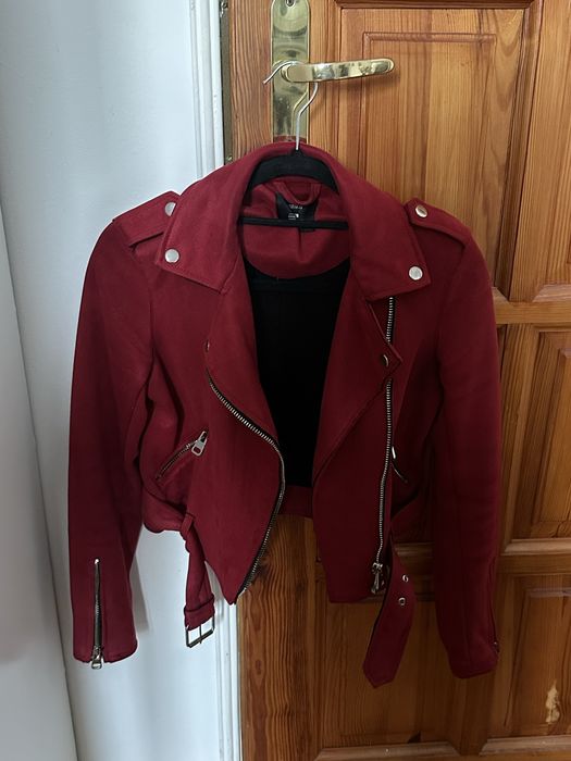 Czerwona ramoneska vintage XS/34 y2k alternative aesthetic