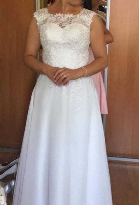 Suknia ślubna śmietanka