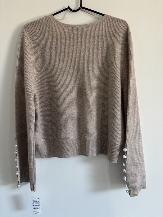 Sweter damski 100% kaszmir Charter Club rozmiar XL