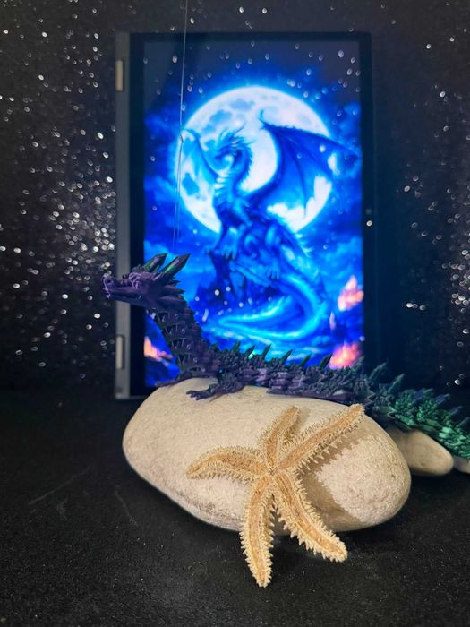 Dragão Articulado em 3D | 100% personalizável em tamanho , nome , e cor