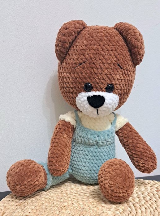 Miś Wojtek handmade rękodzieło na szydełku