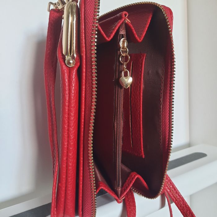 Красный кошелёк сумка. Червоний гаманець Baellerry.