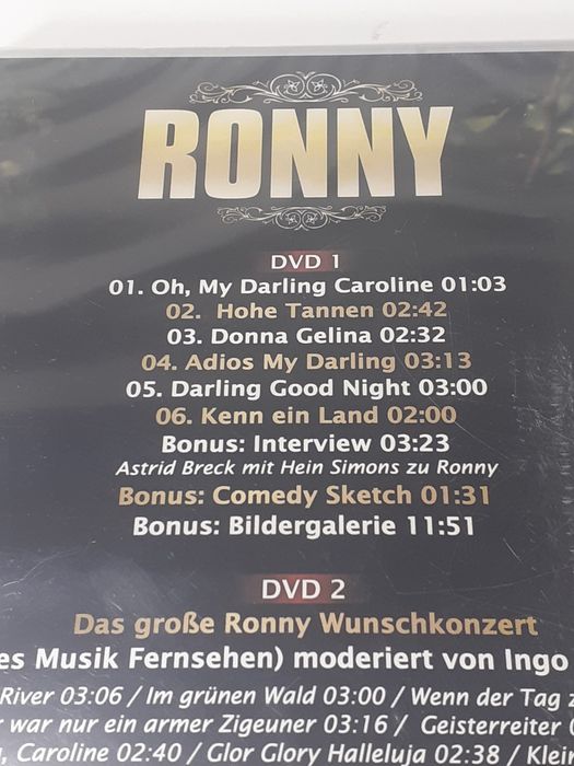 Ronny The Best of DVD