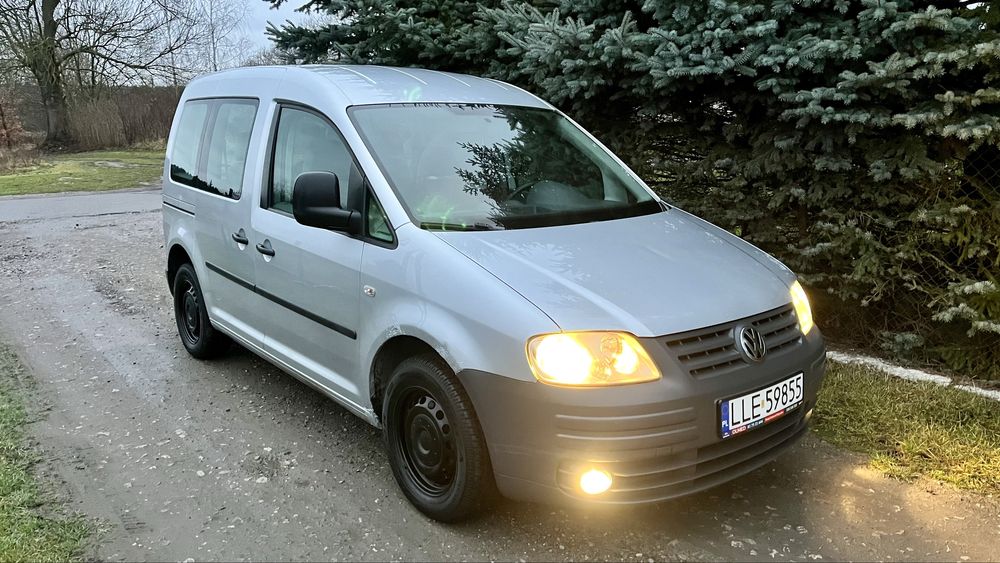 VW Caddy 1.9 TDI 2010r EURO 5 Klima 5 Osób