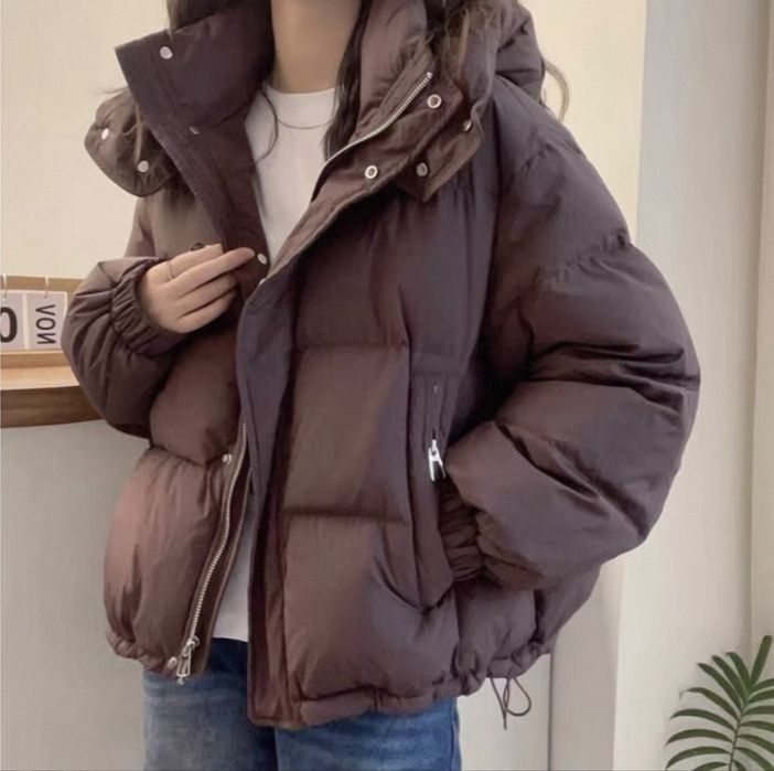 Жіноча зимова куртка коричнева
