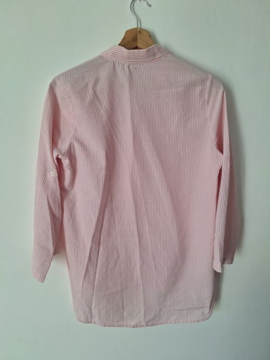 Koszula w paski różowa