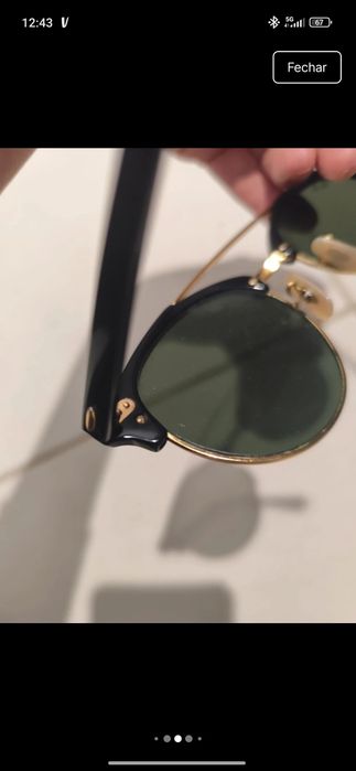 Óculos Clubround Ray ban