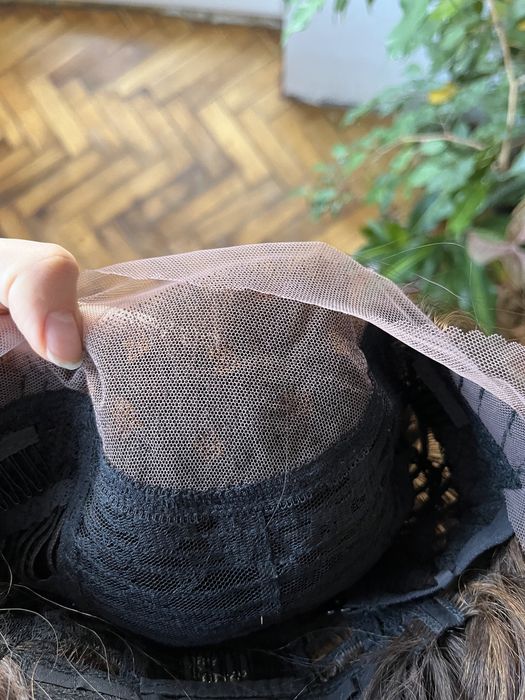 Peruka wlosy naturalne lacefront rozmyta linia czola mikroskora