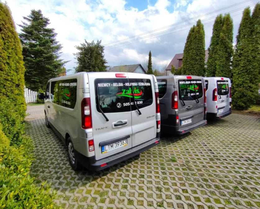 Bus do Niemiec Przewóz osób za granicę POLSKA NIEMCY Holandia Belgia