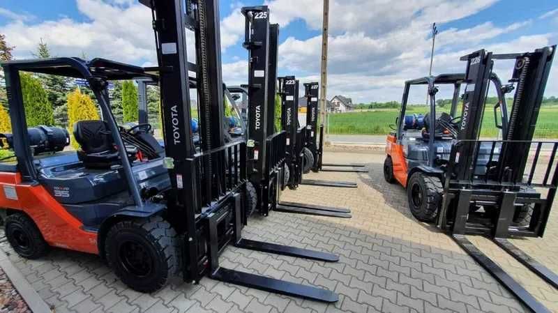 WYNAJEM Wózki Widłowe do 15Ton małe średnie duże spalinowe elektryczne