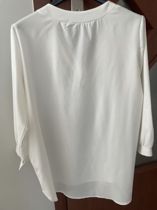 Bluzka impress, dekold v, rekaw do łokcia ….