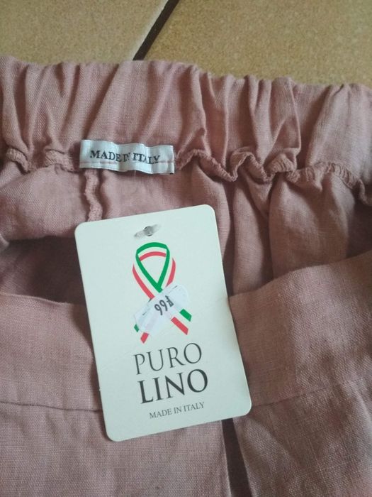 Spódnica lniana rozm S