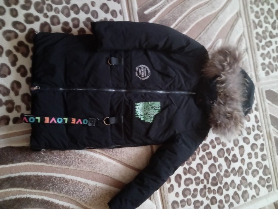 Зимова куртка парка, плащ для дівчинки