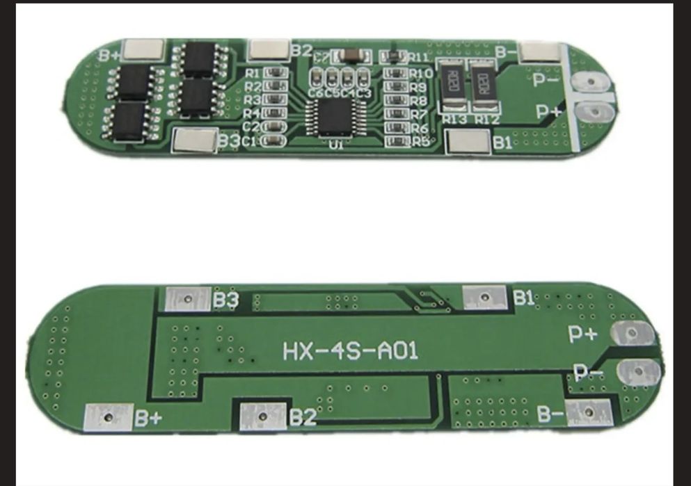 плата защиты BMS 4S (модель HX-4S-A01)