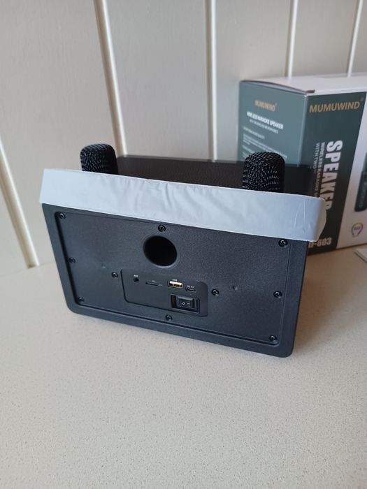 Karaoke box, zestaw do karaoke z mikrofonami na bluetooth mumuwind