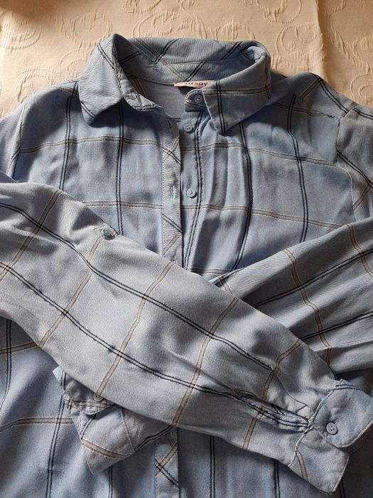 Damska koszula w kratę