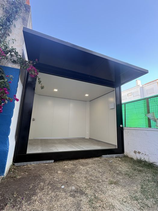 Módulo pré-fabricado - estúdio de jardim