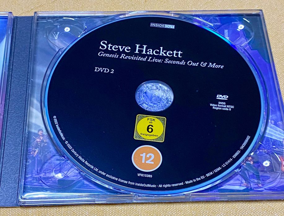 2 CD e 2 DVD de Steve Hackett