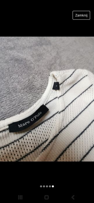 Sweter bawełniany w paski Marc o'polo  S 36