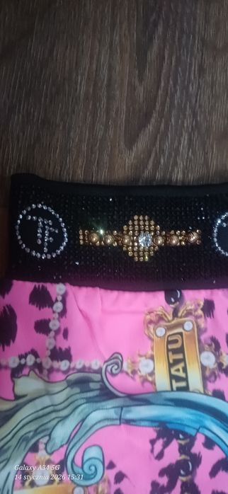 Rękawiczki TATU nowe bawełniane z cyrkoniami uniwersalne