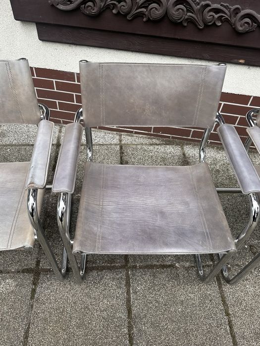 Mart Stam krzeslo s34 Bauhaus skóra