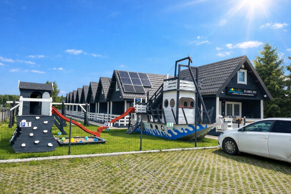 Wicie domki nad morzem, rodzinne, atrakcje dla dzieci, blisko plazy