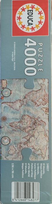 Puzzle "O Mundo - Mapa Político"