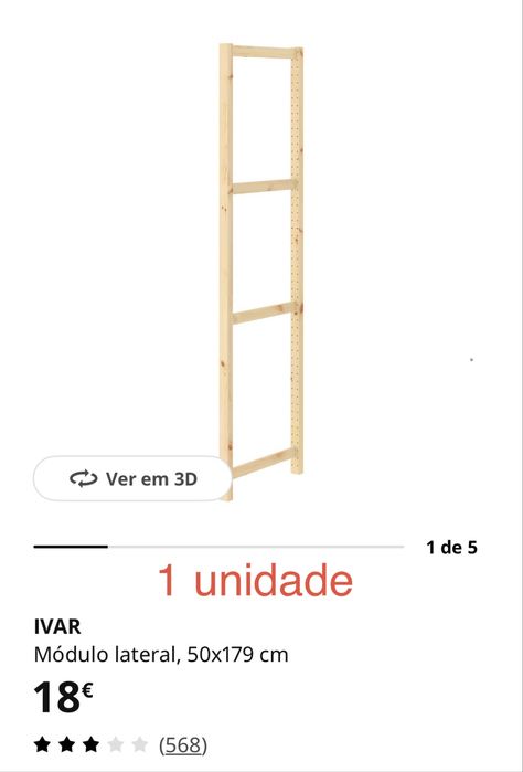 Módulos de Estante IVAR