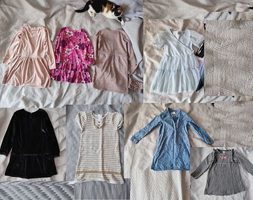 платья 8шт  pepco oshkosh  gymboree h&m beneton