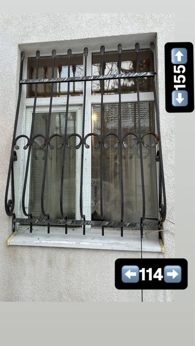 Решітки комплект 4 шт ковані ТЕРМІНОВО