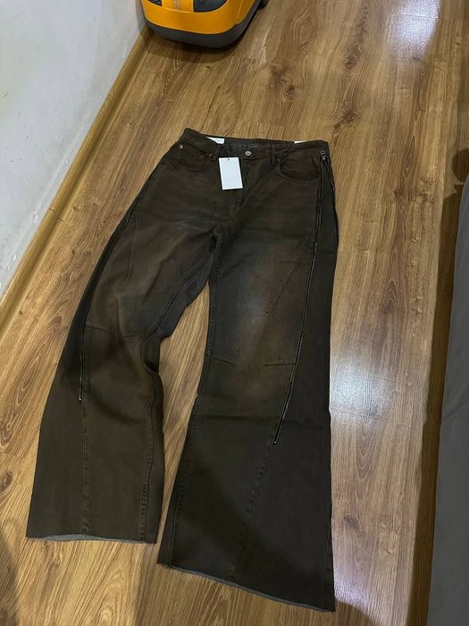 !!!РОЗПРОДАЖ!!! Zara flared baggy zip jeans