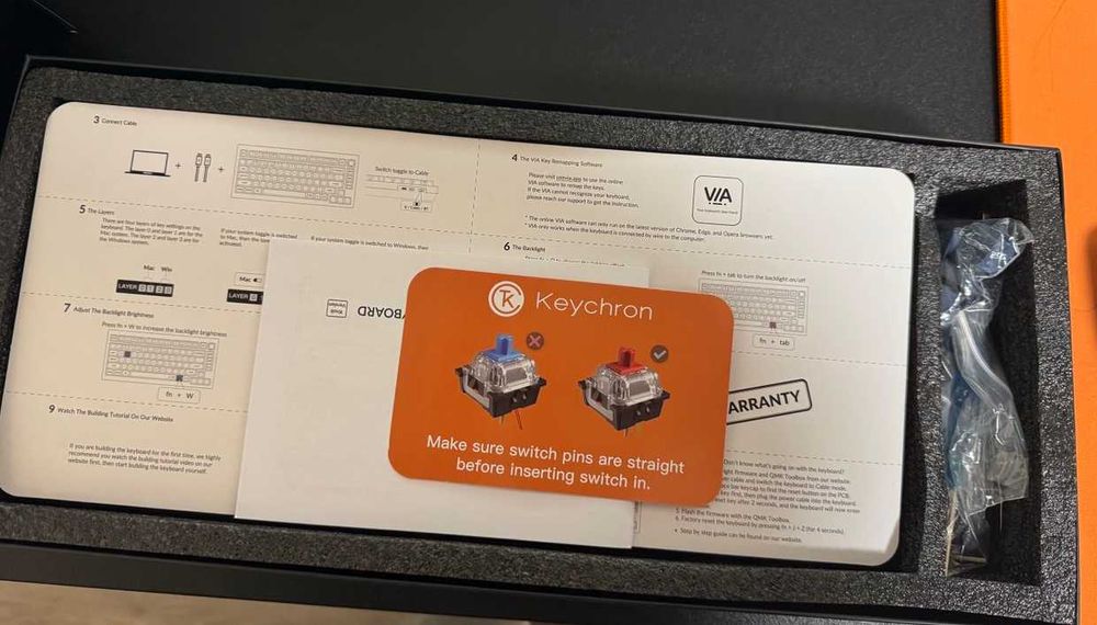 Клавиатура Keychron V1 Max 84 (Jupiter Banana Knob)