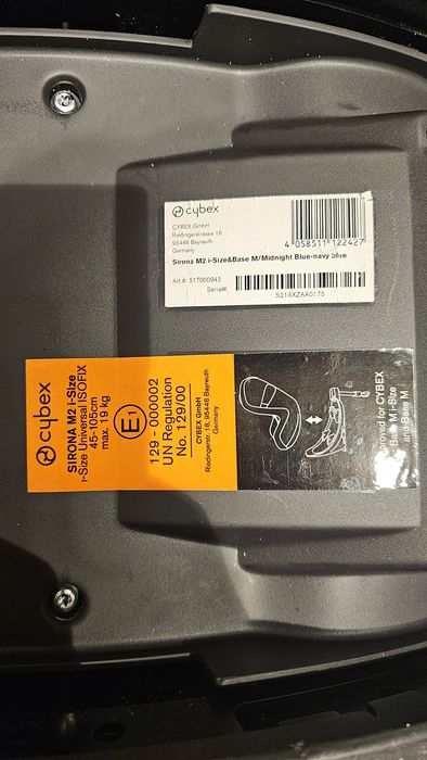 Cybex Sirona M2 i-size&base M / Midnight Blue - Navy Blue