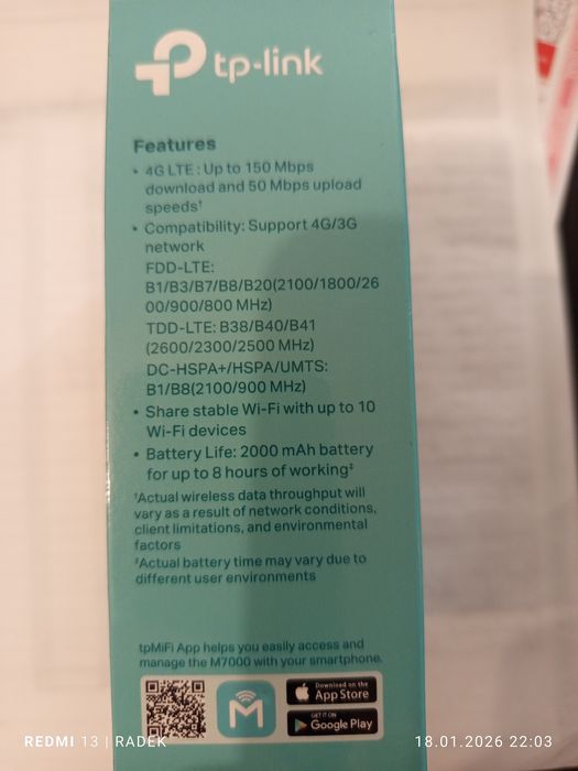 Router TP-Link M7000