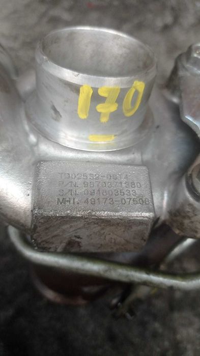 Turbo Citroen Berlingo  1.6 HDI 90CV       ref: 9 6 7 0 3 7 1 3 8 0