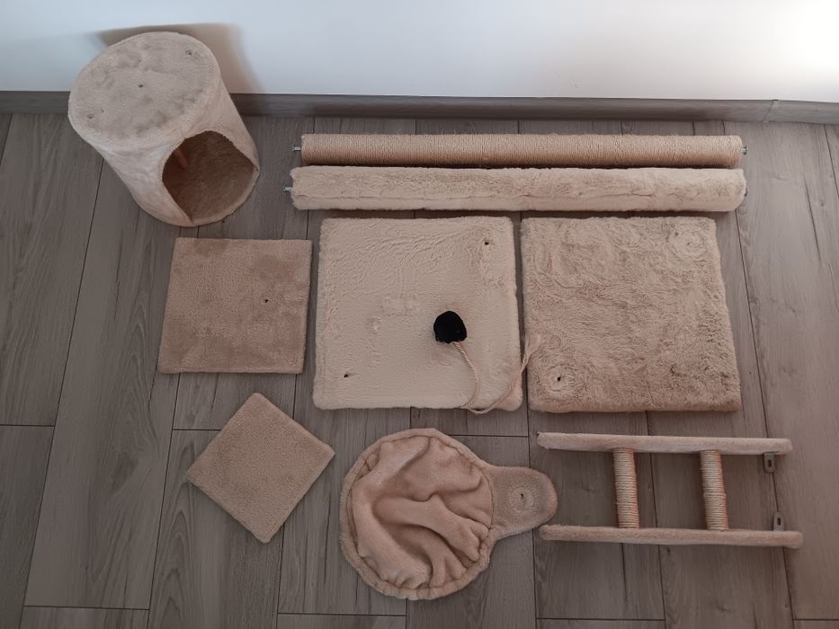 Drapak dla kota + dodatkowe elementy do samodzielnej konstrukcji