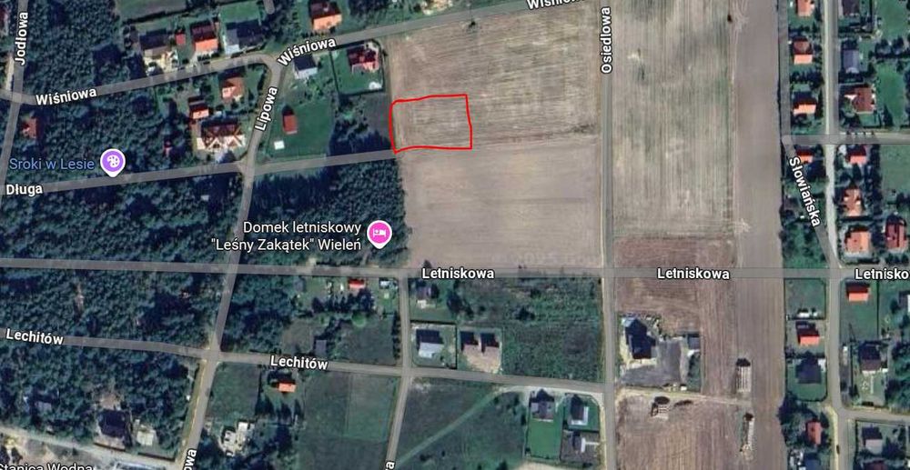 Działka rekreacyjna Wieleń