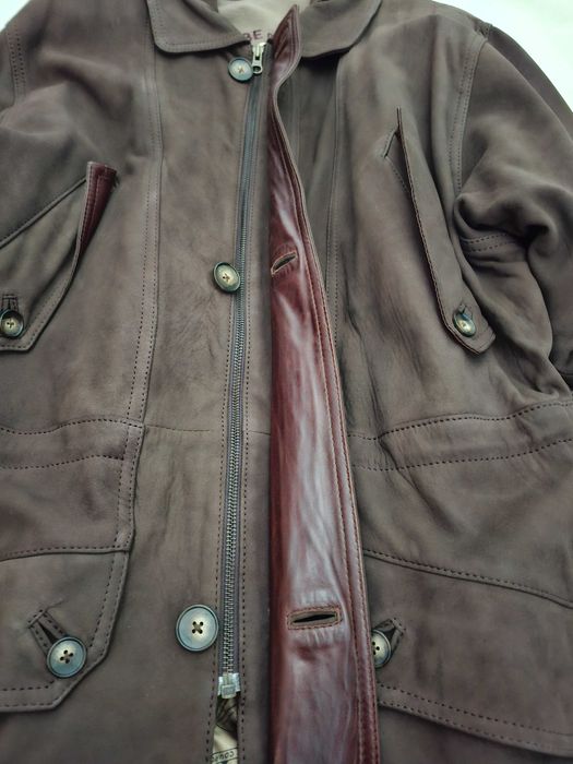 Parka nova de camurça Clube do Couro 48 - SALDO