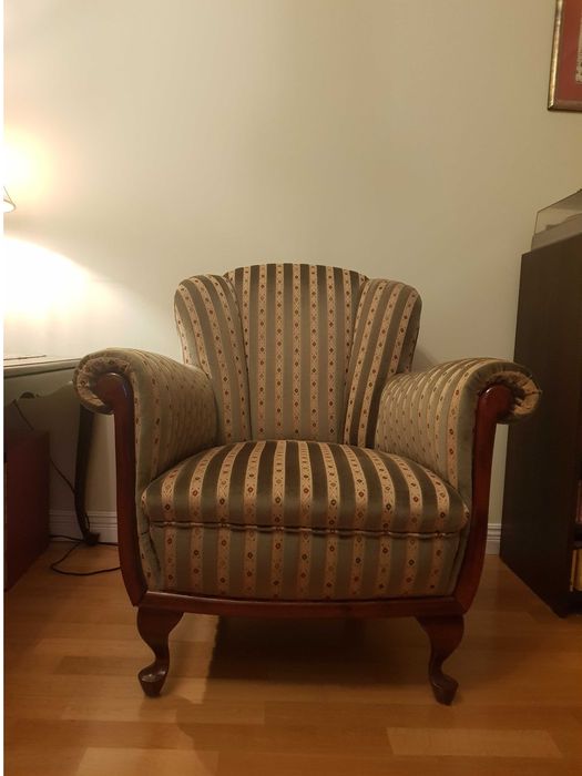2x Fotel salonowy palacowy klubowy dworski