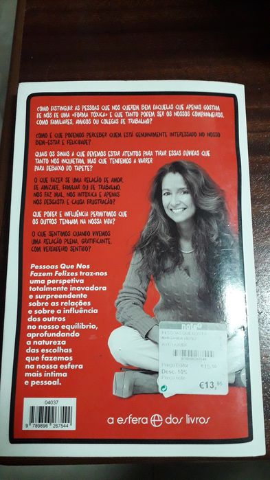 Livro "Pessoas que nos fazem felizes" Margarida Vieitiez