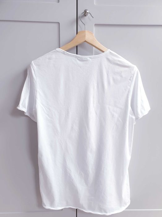 Biała koszulka t-shirt S 36 38 Weekday unisex