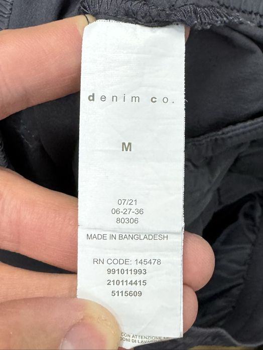 Denim Co. штаны карго M-L размер серые