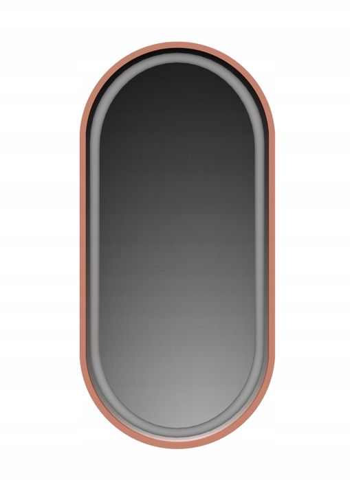 Lustro 45x80 miedziane LED