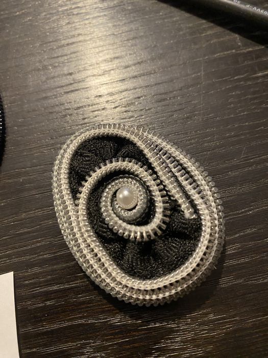 Broszki handmade z suwaków unikat zestaw 38