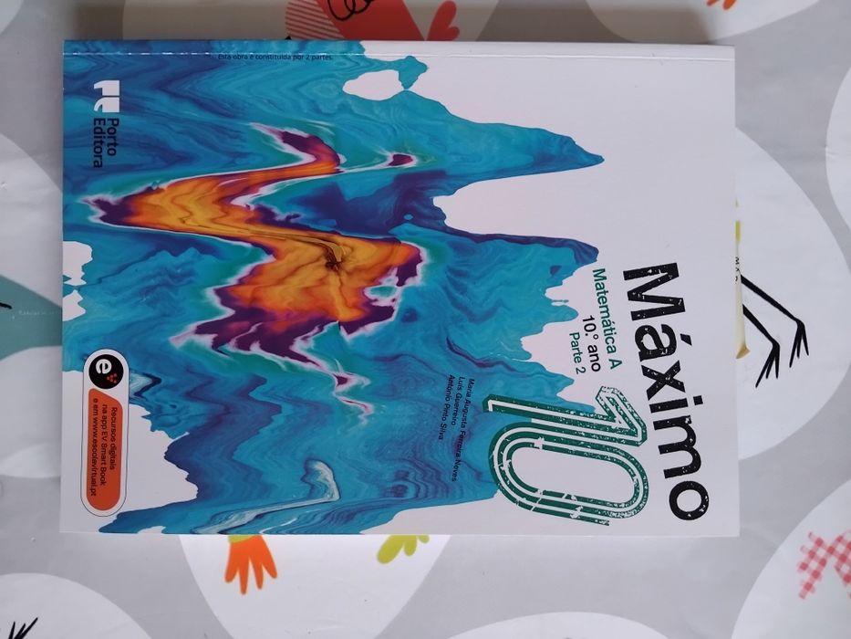 Livro escolar matemática A máximo 10, p2